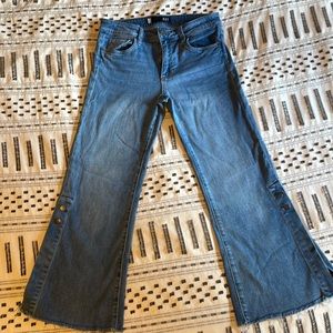 Kut high rise ankle flare jean